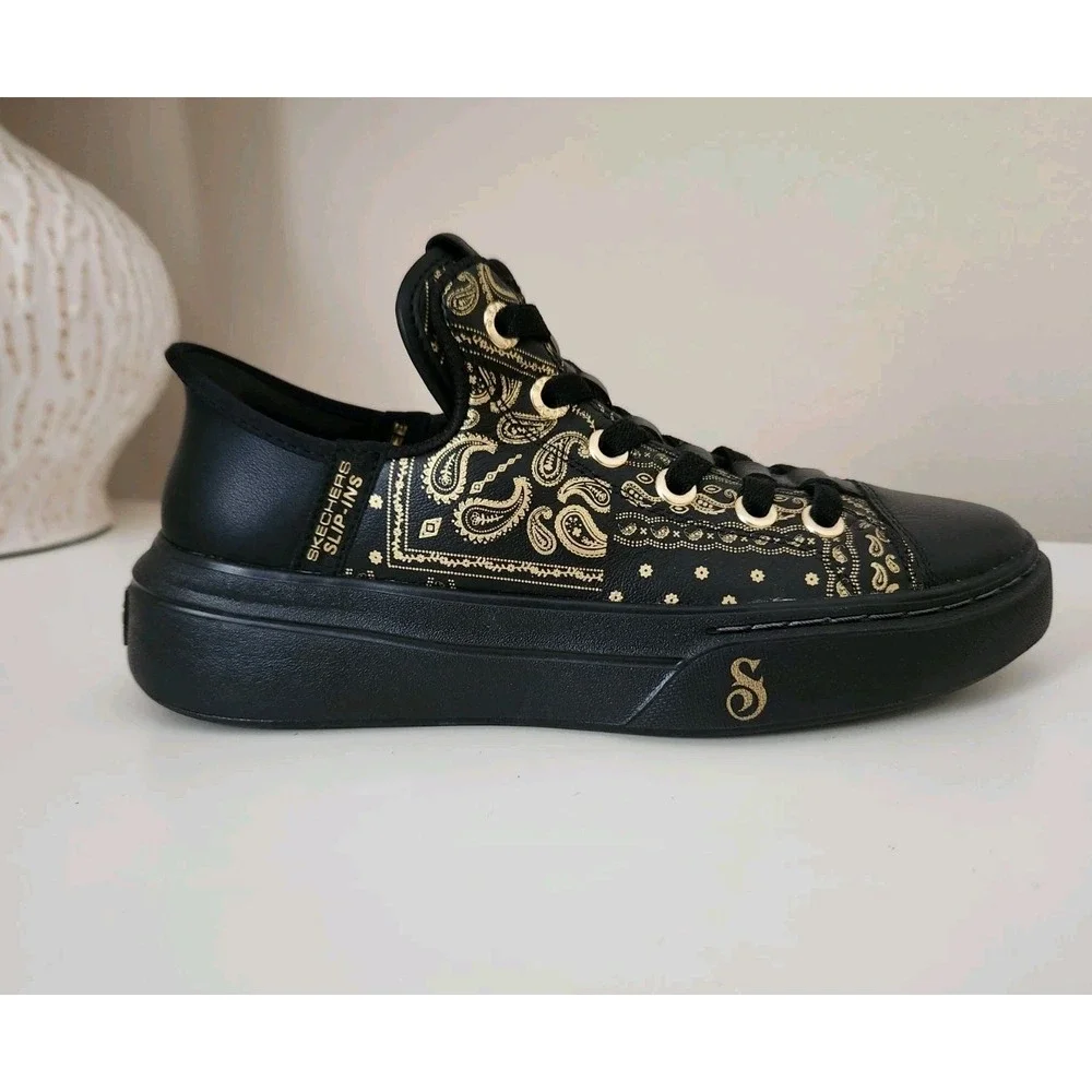 Skechers Premium Slip-ins Snoop Dogg One Double G Mens Black Sneakers Shoes Sz 5